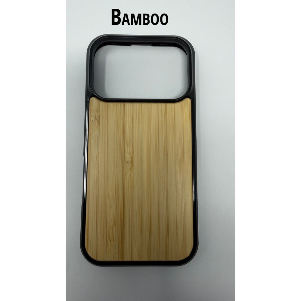 Wooden iPhone 17 Pro Phone Case - Bamboo